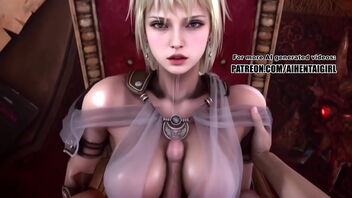 Sophitia Alexandra in uncensored 3D Japanese-style manga porn cosplay