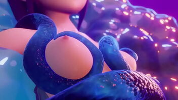 Mona’s slime: A sensual bounty in a 3D animated porn flick