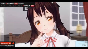 Get an immersive experience with ASMR and enjoy a hardcore Japanese Hentai scene.