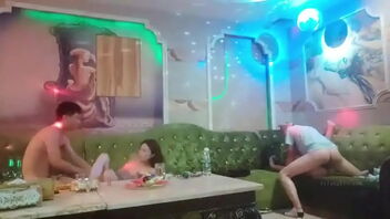 Ultra-kinky gang sex in a Chinese KTV bar