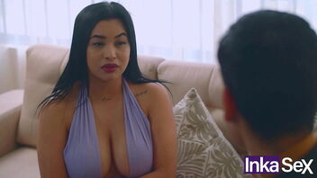 Family drama with a hot Latina maid and her big ass and titties