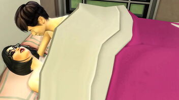 A mature Asian woman and her stepson sleep in the same apartment during a business trip.