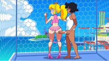 Summer fun with Goddess Peach in this uncensored cartoon.