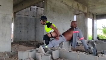 A construction worker goes wild on the abandoned website and seduces the foreman.